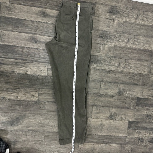 Vintage Loro Piana Luxury Mens Pants Size 34 X 30 Khaki Dark Grey Made in Italy - Picture 11 of 11